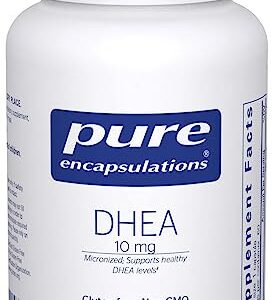 Pure Encapsulations DHEA 10 mg - Adrenal Supplement for Immune Support, Metabolism & Hormone Balance - with Micronized DHEA - 60 Capsules