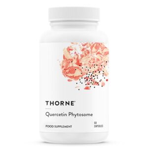 thorne quercetin phytosome - exclusive phytosome complex for immune health, respiratory support, and seasonal allergy relief - 60 capsules