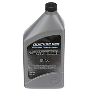 quicksilver by mercury marine 802891q05 sae 90 high performance gear lube and pump kit, 32 fl. oz.