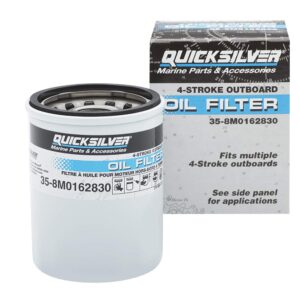 Quicksilver by Mercury Marine 8M0162830 Oil Filter for Mercury and Mariner 4-Stroke Outboards 25-115hp