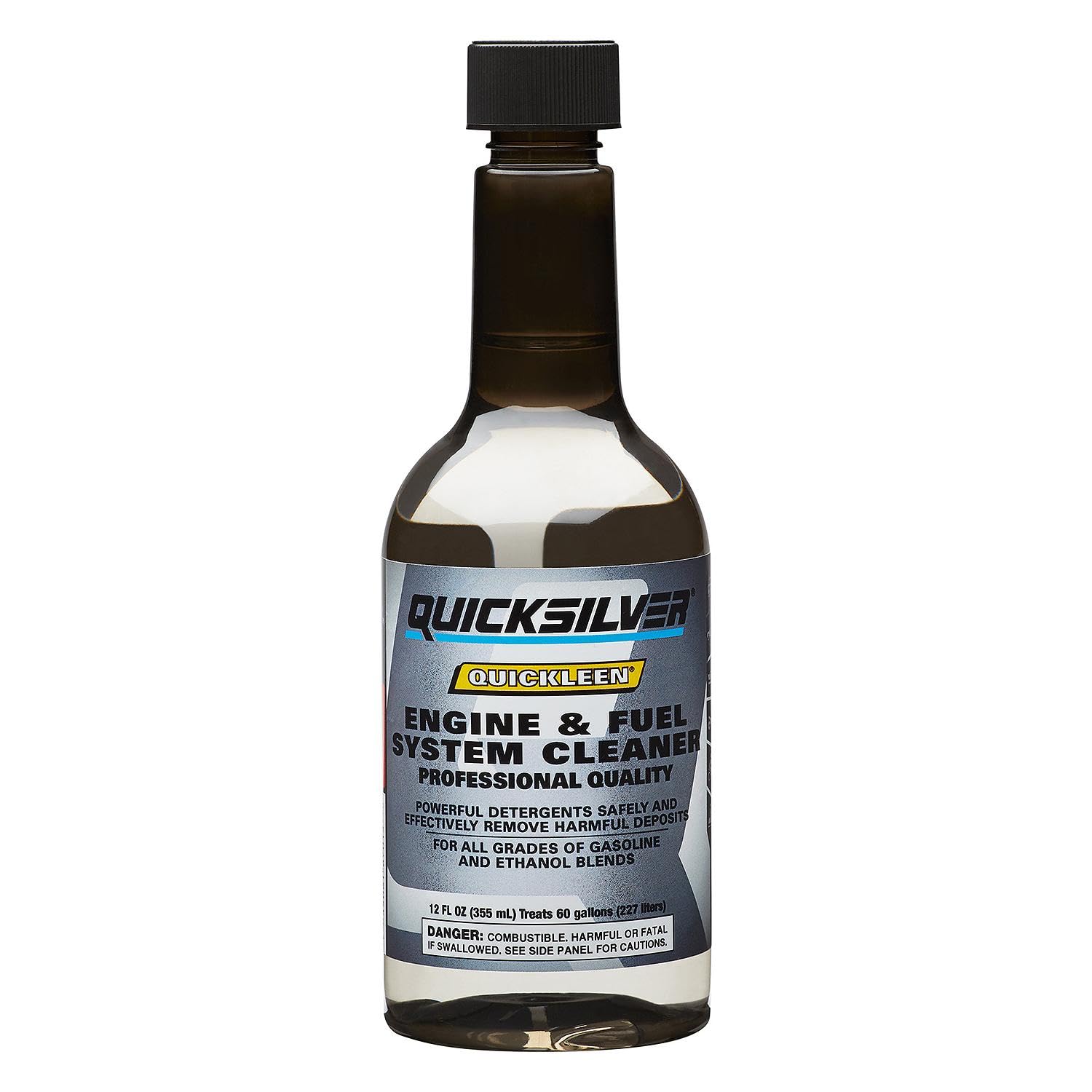 Quicksilver 8M0047921 Quickleen Engine & Fuel System Cleaner, 12 Oz.