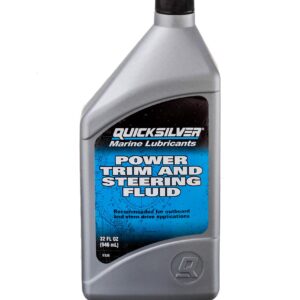 Quicksilver 858075Q01 Power Trim and Steering Fluid - 32 Oz. Bottle