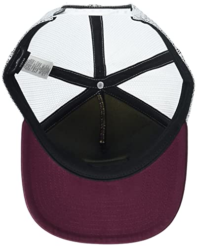 Quiksilver Men's Omnipotent Trucker Hat, Ruby Wine, One Size