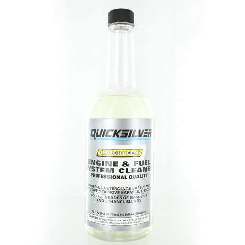 Quicksilver 8M0058681 Quickleen Engine and Fuel System Cleaner, 32 Oz.