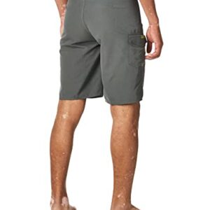 Quiksilver Men's Everyday 21 Board Short Swim Trunk Bathing Suit, Dark Shadow, 36