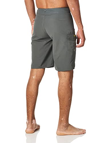 Quiksilver Men's Everyday 21 Board Short Swim Trunk Bathing Suit, Dark Shadow, 36