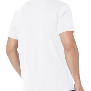 RVCA Men's Graphic Short Sleeve Crew Neck Tee Shirt, Balance Box/White, Large