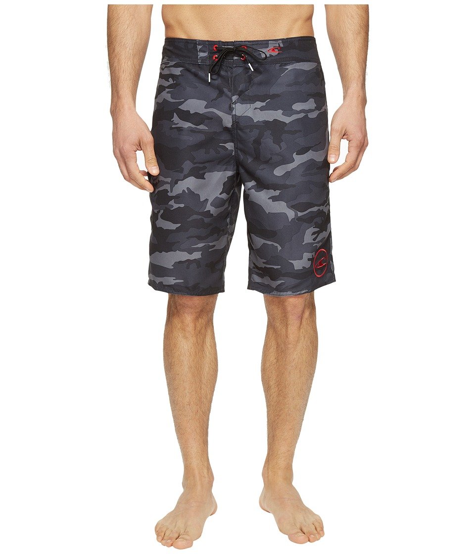 O'NEILL Mens Santa Cruz Printed 2.0 Swim, Black Camo, 28