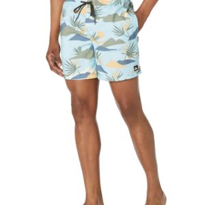 Quiksilver Men's Standard Everyday Mix Volley 17 Boardshort Swim Trunk, Sky Blue, X-Large