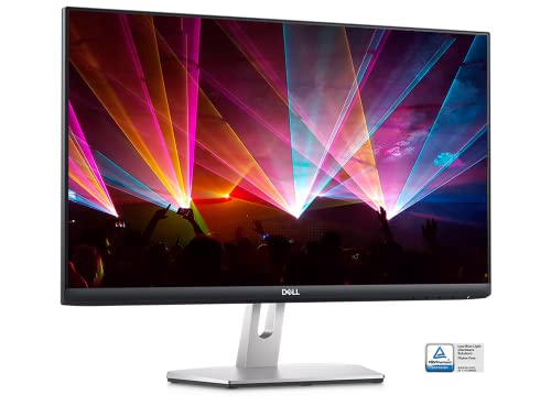 Dell S2421HN 24 Inch Full HD 1080p (1920 x 1080) 75Hz IPS Ultra-Thin Bezel Monitor 2 x HDMI Ports, Audio Line Out, Adaptive AMD FreeSync, Silver