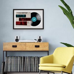 MCS Record Album Frame, Black, 16.5 x 25 in