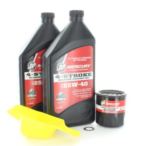 OEM Mercury Marine 4-Stroke 25/30HP EFI Outboard Oil Change Kit 8M0081915