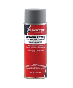 oem mercury marine verado silver spray can touch up paint 12 oz