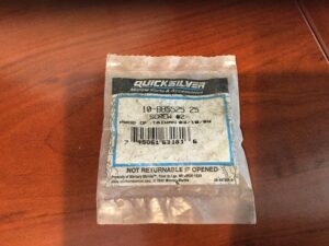 mercury marine 8m0103807 screw 10-885525 25