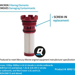 Quicksilver by Mercury Marine 8M0122423 Fuel Filter Element for Select Mercury and Mariner Outboards and MerCruiser Sterndrive Engines