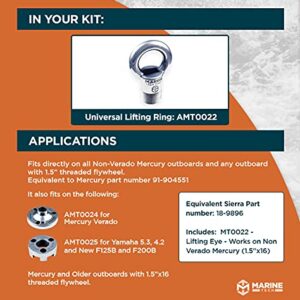 Marine Tech Tools Mercury Lifting Ring, Universal Lifting System AMT0022, Mercury Outboard Lifting Eye, Outboard Flywheel Puller, Mercury Lifting Eye, Boat Tools, Outboard Motor Stand