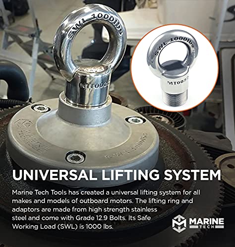 Marine Tech Tools Mercury Lifting Ring, Universal Lifting System AMT0022, Mercury Outboard Lifting Eye, Outboard Flywheel Puller, Mercury Lifting Eye, Boat Tools, Outboard Motor Stand