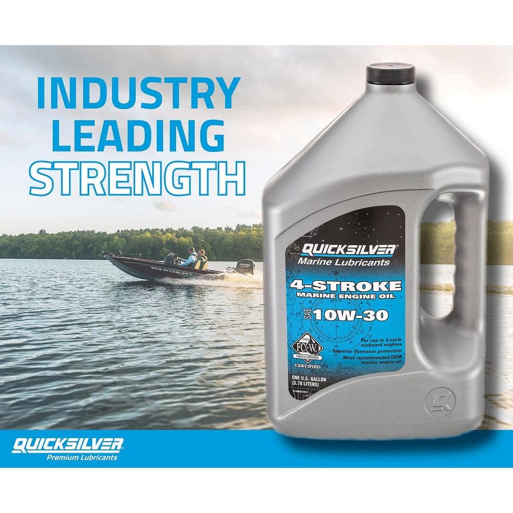 Quicksilver 10W-30 Marine Engine Oil - 1 Gallon