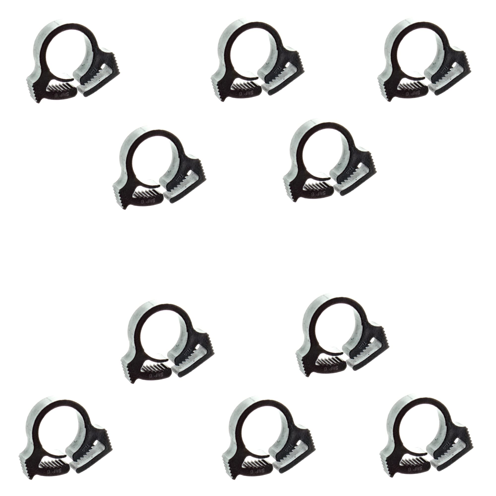 Mercury Marine New OEM Nylon Snap Hose Clamp Set of 10 54-415825