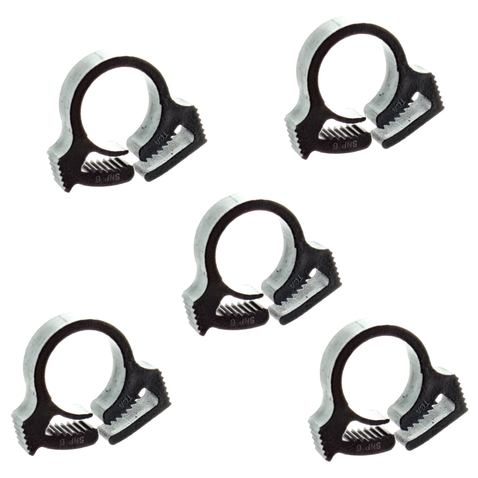 Mercury Marine New OEM Nylon Snap Hose Clamp Set of 5 54-415825