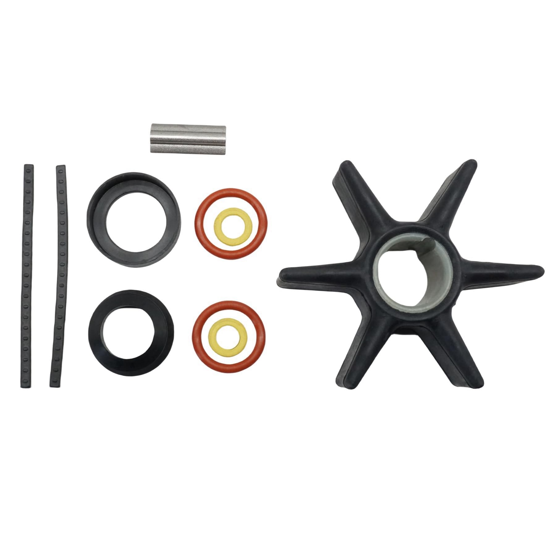 UanofCn 8M0142980 Water Pump Impeller Kit for Mercury 175-300 HP and 450R 3.4L V6 and 4.6L V8 4-stroke Outboards 8M0205803