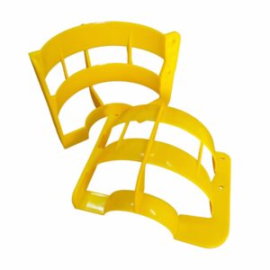 NorthBoat 9" Propeller Safety Guard for 9.9-20 HP Outboard Motors Polypropylene Marine Thruster Protective Cover, Yellow Cage