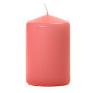 pink pillar candles 3 x 4 (2 pack)