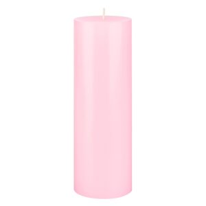 Mega Candles 1 pc Unscented Pink Round Pillar Candle, Hand Poured Premium Wax Candles 3 Inch x 9 Inch, Home Décor, Wedding Receptions, Baby Showers, Birthdays, Celebrations, Party Favors & More