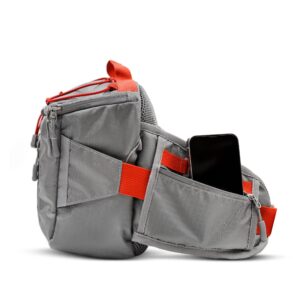 Zavothy Hydration Waist Pack Hip Pack Running Fanny Pack with 1.5 L Water Bladder for Biking Hiking Hydration Pack Gray