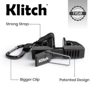 Klitch Footwear Clip, Shoe Bag, Hang Extra Shoes Cleats Boots or Gear on Your Bag. Works on Soccer, Baseball, Basketball, Track, Running Shoes, Flip Flops and More. Green