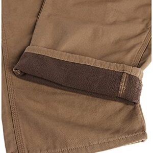 Wrangler Authentics Men's Fleece Lined Carpenter Pant,Autumn Khaki,36W X 34L