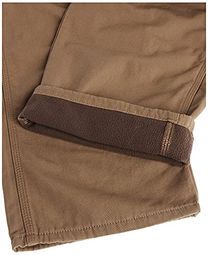 Wrangler Authentics Men's Fleece Lined Carpenter Pant,Autumn Khaki,36W X 34L