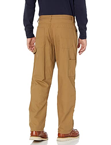 Wrangler Authentics Men's Fleece Lined Carpenter Pant,Autumn Khaki,36W X 34L