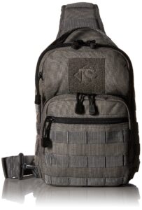 tru-spec trek sling backpack, grey, one size