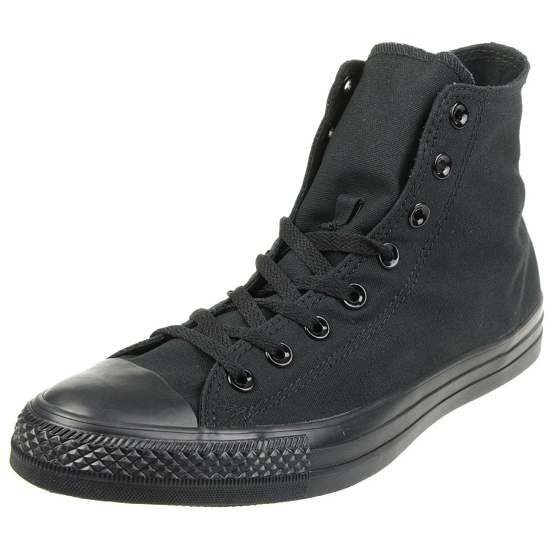 Converse Unisex Chuck Taylor All Star High Top Sneakers (6 Women / 4 Men, Black Monochrome)