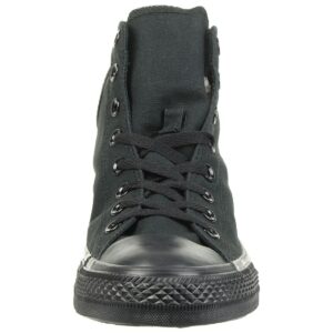 Converse Unisex Chuck Taylor All Star High Top Sneakers (6 Women / 4 Men, Black Monochrome)