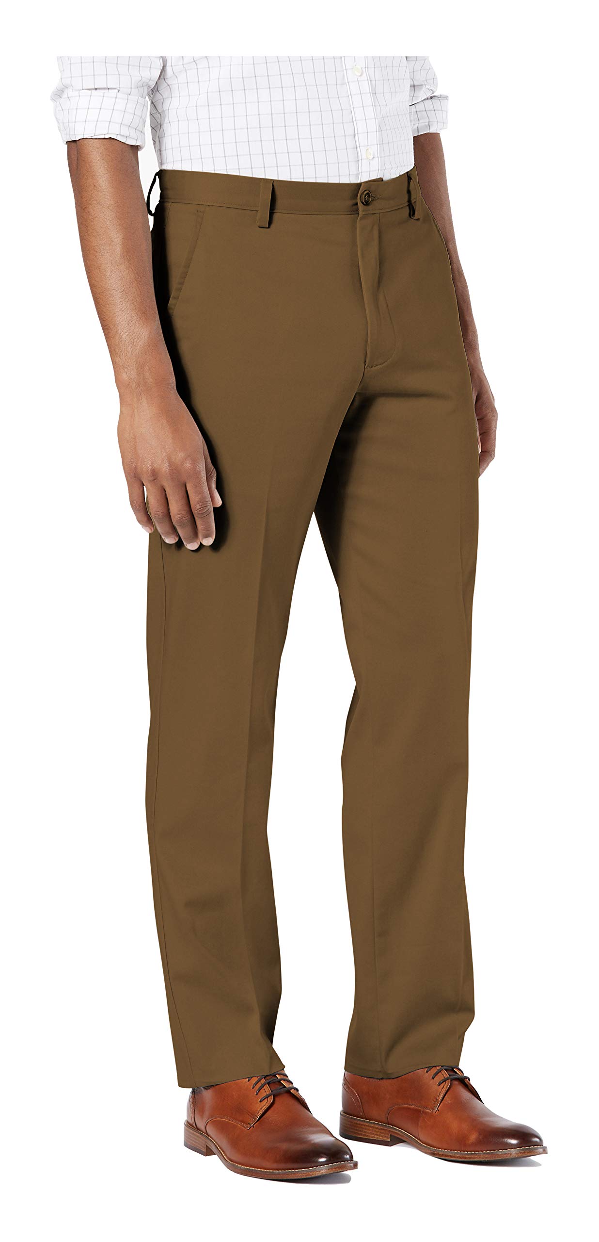 Dockers Men's Classic Fit Easy Khaki Pants (Standard and Big & Tall), Tobacco, 38W x 30L