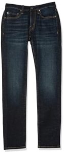 amazon essentials men's slim-fit jeans, dark indigo, 36w x 28l