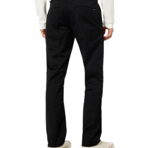 Volcom Men's Frickin Modern Fit Stretch Chino Pant, Black 1, 28W x 30L