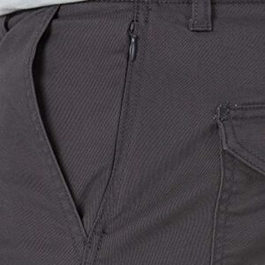 Lee Men's Extreme Motion Twill Cargo Pant Charcoal 38W x 32L