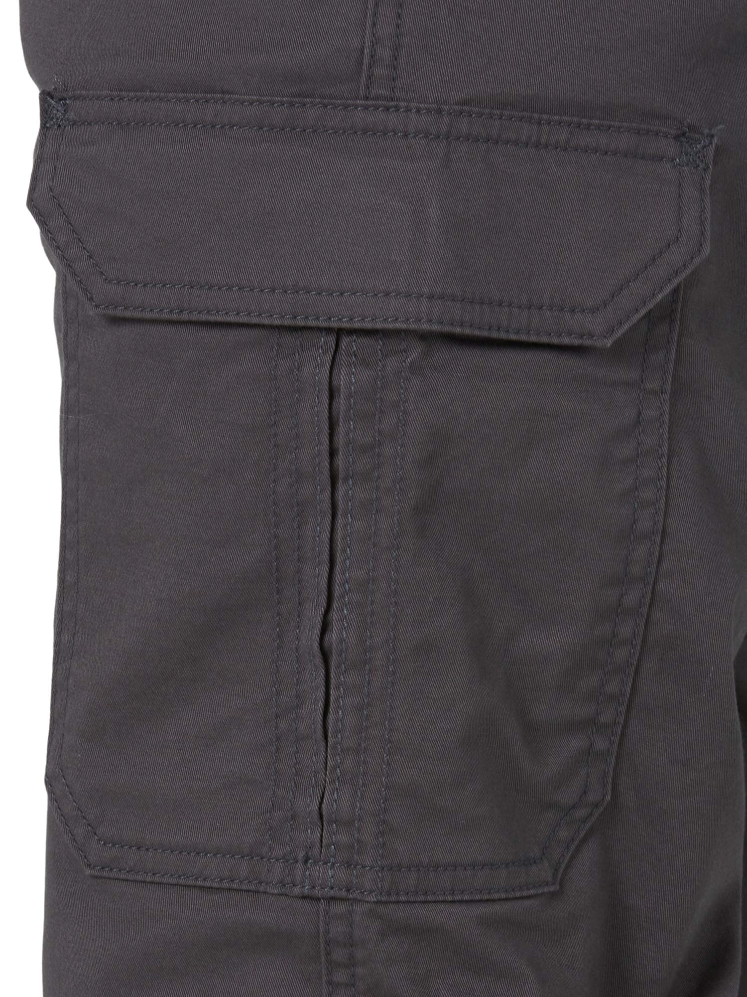 Lee Men's Extreme Motion Twill Cargo Pant Charcoal 38W x 32L