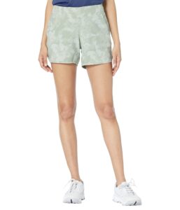 columbia women's pleasant creek stretch short, safari typhoon blooms, large