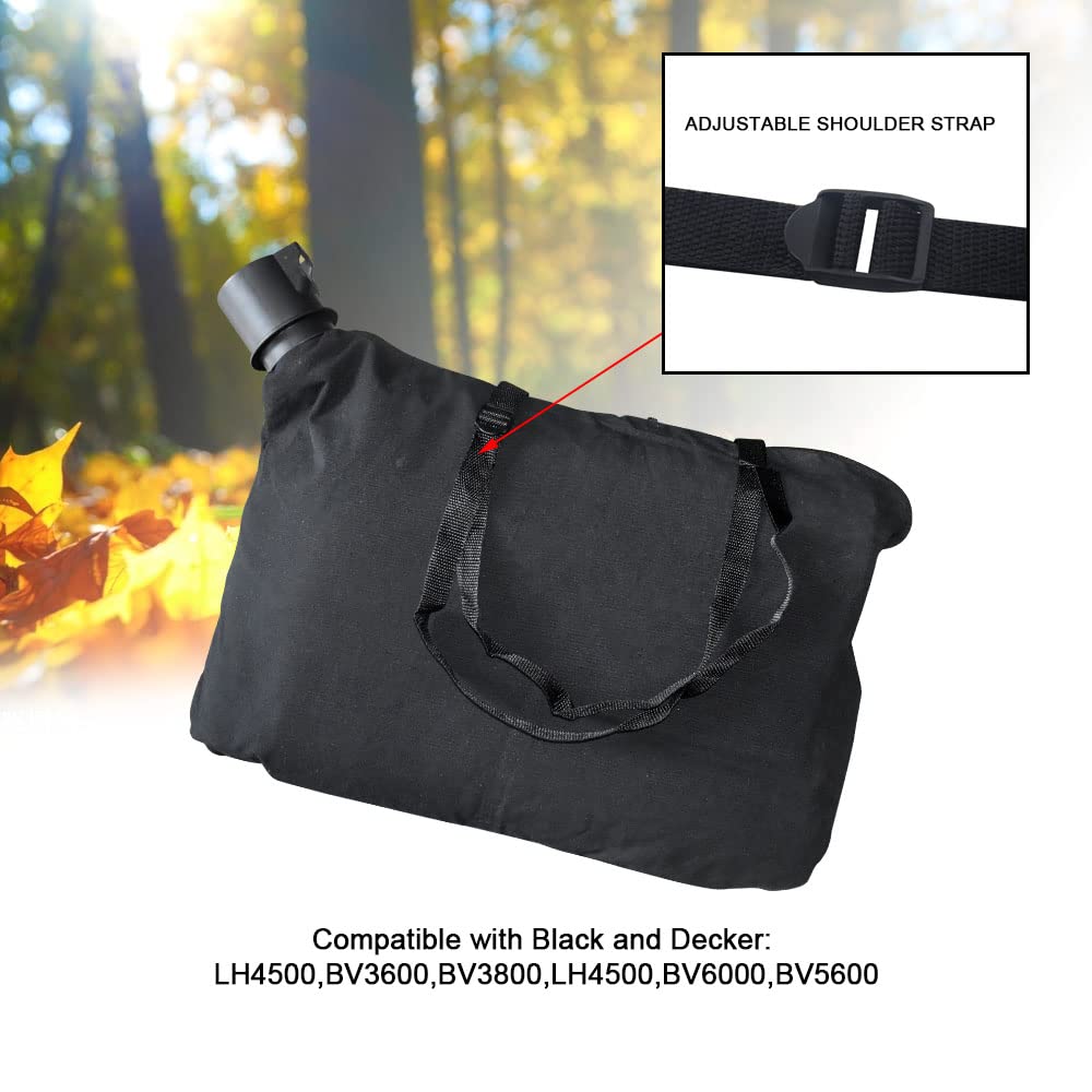 MWEDP 90560020-01 Leaf Blower Shoulder Bag, Compatible with Black & Decker 90560020 90539053 Blower Vac Model BV3600 BV3800 BV5600 BV6000 LH4500