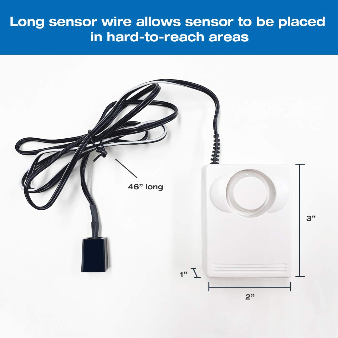 iSpring WD01 Leak Alert Electronic Water Detector/Water Sensor white