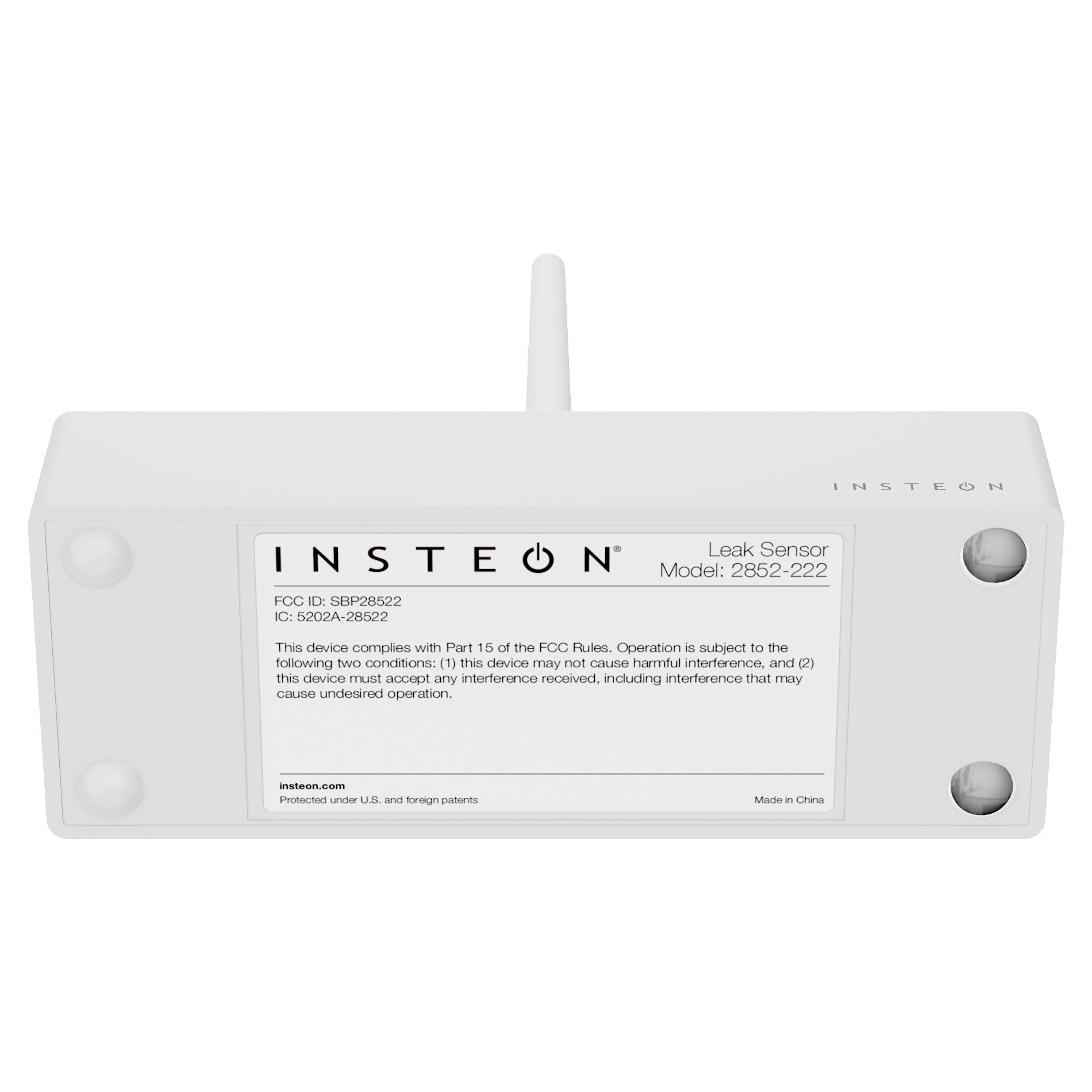 Insteon Wireless Water Leak Sensor, 2852-222 - Insteon Hub Required for Smarthphone Alerts