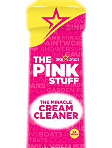 Stardrops - The Pink Stuff - The Miracle Cleaning Paste, Multi-Purpose Spray, Bathroom Foam Spray, Window & Glass Cleaner, and Cream Cleaner Bundle