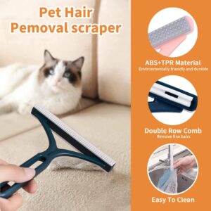 Pet Hair Remover - Special Dog Hair Remover Multi Fabric Edge and Carpet Scraper - Pet Hair Remover for Couch, Furniture Carpet, Car, Clothes & Bedding(3 PCS)