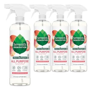 seventh generation all purpose cleaner, degreasing formula, fresh morning meadow scent, 23 oz (pack of 4)