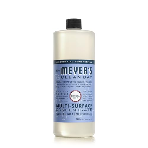 MRS. MEYER'S CLEAN DAY Multi-Surface Cleaner Concentrate, Use to Clean Floors, Tile, Counters, Bluebell, 32 fl. oz