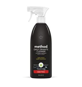 method daily granite cleaner spray, apple orchard, plant-based cleaning agent for granite, marble, and other sealed stone, 28 oz spray bottle (pack of 1)